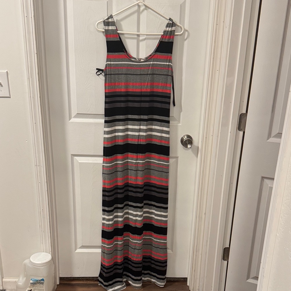 Merona Multicolor Striped Maxi Dress